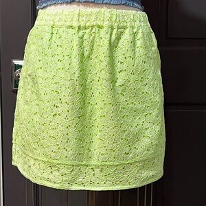 Neon Lace Skirt